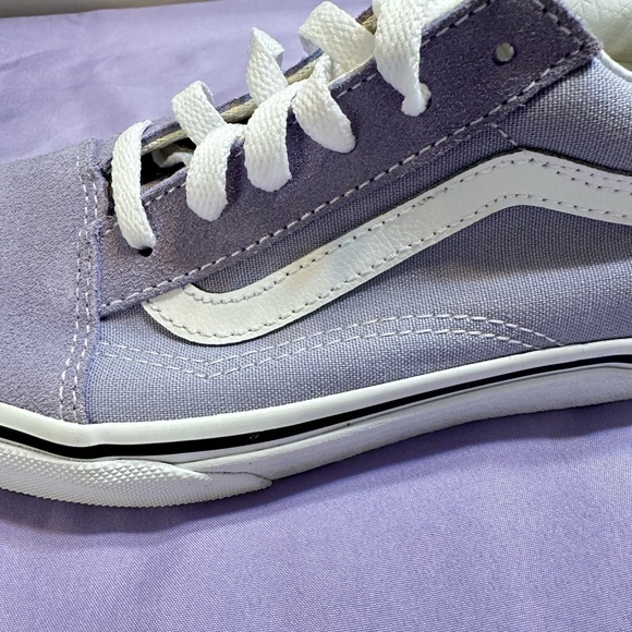 Vans Lilac and White Casual Sneakers - Picture 3 of 8